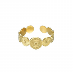 Gold-Plated Stainless Steel Finger Ring