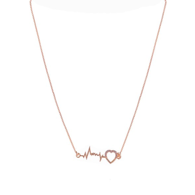 Gold-Toned Brass Gold-Plated Artificial Stones Studded Chain