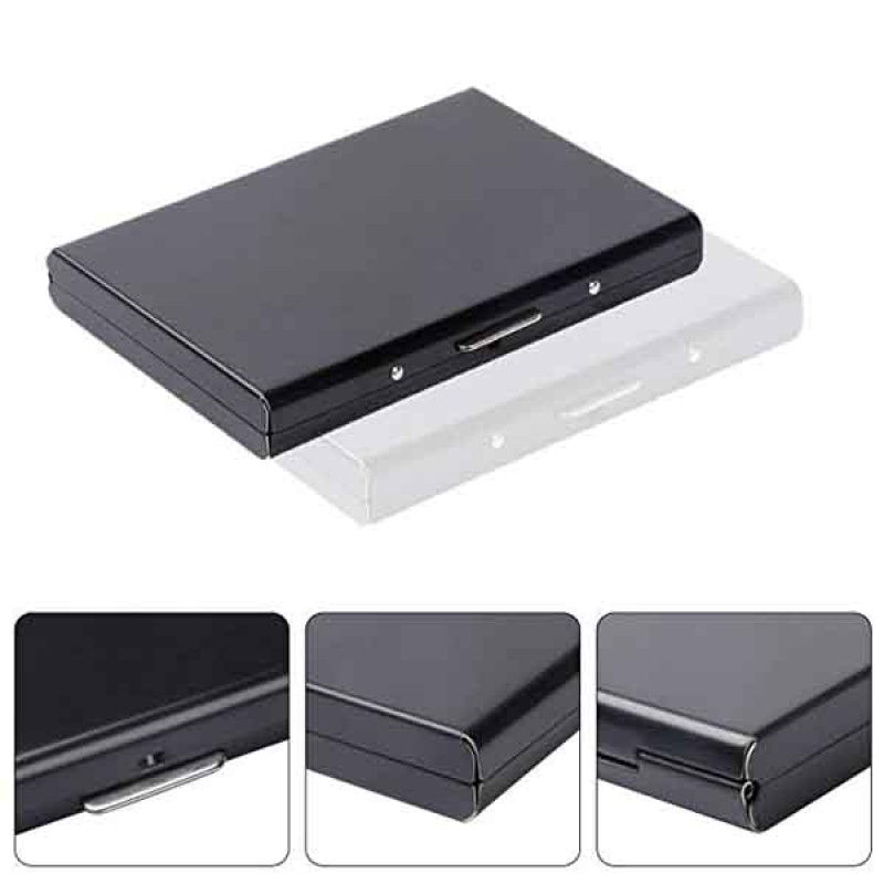 6 Slots RFID Blocking Metal Credit Card Holder Wallet