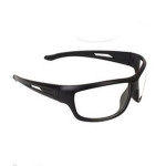 Transparent UV Protected Black Full Rim Wrap-around Night Vision